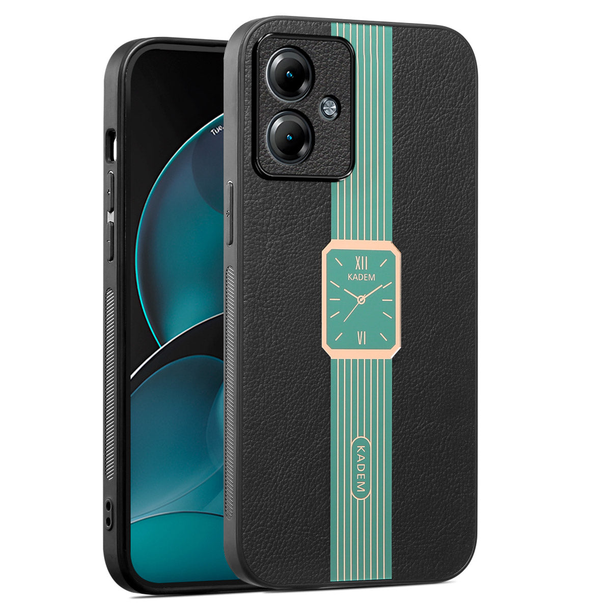 KADEM For Motorola Moto G14 4G Case Watch Pattern Anti-drop Mobile Phone Cover KADEM For Motorola Moto G14 4G Case Watch Pattern Anti-drop Mobile Phone Cover
